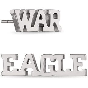 Stone Armory Auburn Earrings for Women - WAR EAGLE Auburn Stud Earrings - Hypoallergenic Earrings for Sensitive Ears - Auburn Tigers Gifts