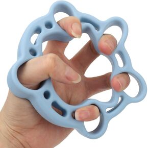 Finger Stretcher Exerciser, Forearm Adjustable Hand, Finger Stretchers, Grip Rings Hand Exerciser for Arthritis Carpal Tunnel Recovery (Blue)