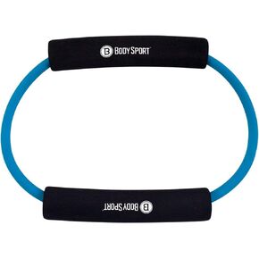 Body Sport Loop Tubing , Resistance Band with Foam Pad Handles for Strength Training and Rehabilitation