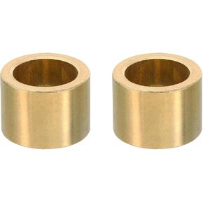 PATIKIL M18 Brass Spacers, 2 Pcs Metal Spacer Brass 18mm ID x 25mm OD x 18mm L Brass Spacers Screw Standoff for 5/7 Inch or M18 Screw
