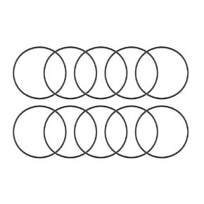 5pcs Nitrile Rubber O-Rings 50mm OD 46mm ID 2mm Width, Metric Nitrile Rubber Sealing Gasket for Automotive or Air Conditioning Repair, Filter, Pump, Water Hose, Engines, Valves