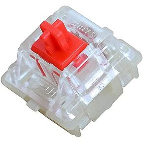 Granvela Cherry MX RGB Blue Key Switches Plate Mounted Tactile 60g Force Clicky Tactile SwitchesMX1A-L1NA for Mechanical Keyboard, with Switch Puller-10 Pack