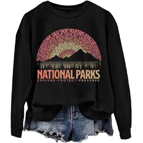 National Parks Sweatshirt Crewneck, National Parks Sweatshirt, National Parks Long Sleeve Shirt, Unisex Sweatshirt