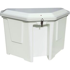 TAYLOR MADE PRODUCTS 123661 Triangle Poly Box - Wht W/Recess