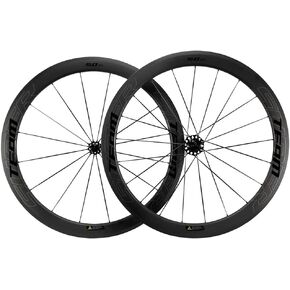 SUPERTEAM Carbon Wheelset Road Bike Wheels 700c Rim Brake 50mm Matte 25 Depth, Tubeless 25-28C Cycling Rim Support 8/9/10/11 Speed