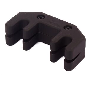 Alnicov Violin Viola Practice Zinc Alloy Mute Fiddle Professional Practice for 3/4 4/4 Electric Acoustic Violin Parts Black