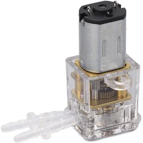 Micro Peristaltic Pump, 1.5ml / min Metal Titration Self Priming Pump Miniature, Metering Measuring Liquid Pump for Beauty Medical Instruments, G15 3V /6V (G15-3V)