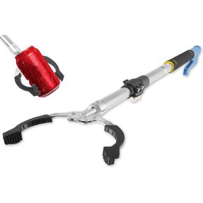 Trash Picker Upper Grabber Heavy Duty, 38" Grabber Reacher Tool Heavy Duty for Yard Work Trash Picker Outdoor Stainless Steel Metal Extra Long Foldable Sturdy and Durable (38 inches)