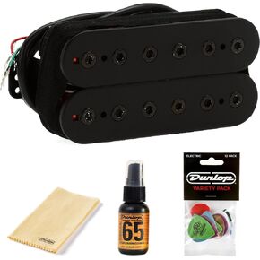 Seymour Duncan Blackened Black Winter Trembucker Pickup - Bundle with Dunlop Pick Pack and Polishing Kit