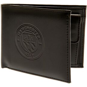 Manchester City FC Authentic EPL Debossed Wallet in Gift Box