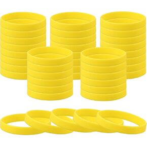 PATIKIL Rubber Bracelets, Unisex Silicone Sports Wristbands for Sports Party Games Fashion Decorations