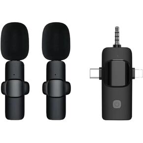 Liquid Audio Sonic Realm 3in1 Wireless Lapel Microphone System