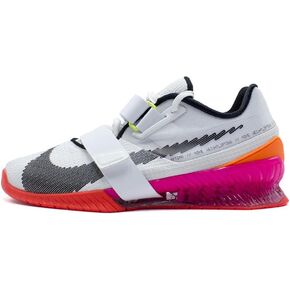 Nike Romaleos 4 SE Weightlifting Shoe (DJ4487-121, White/Bright Crimson/Pink Blast/Black)