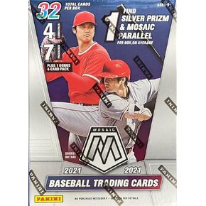 Panini Prestige 2021 Baseball Mosaic Baseball Trading Card Blaster Box