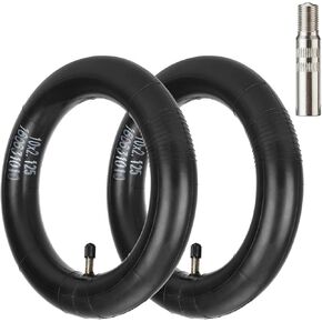 aibiku 10x2.125 Thickened Inner Tubes, Inflatable Tire for Ninebot F30 F20 F25 F40 Scooter, for 10 inch Scooter Inflated Spare Tire - with Valve Extension (Pair)