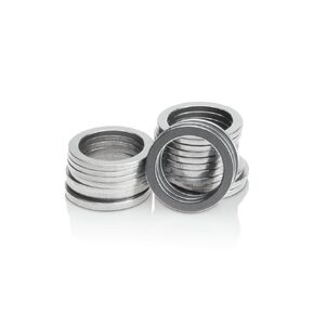Pedal Washers, Thickness of 1.5mm, Stainless Steel, Milled Flat, Predator Cycling, Bicycle Pedal Spacers, Pedal Extenders, Replacement (20 Pack) (1.5mm)