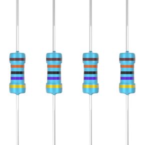 100 Pcs 150 Ω ohm Resistor 1/4W(0.25Watt) Metal Film Fixed Resistor 0.01 ±1% Tolerance Resistors