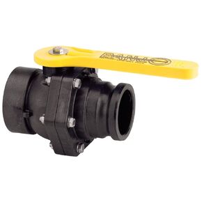 Banjo VSF300 3" Standard Port Stubby Valve, Female NPT x Male Adapter