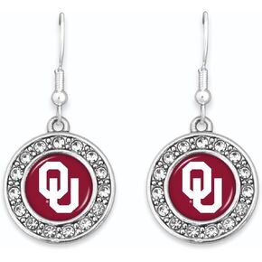 Oklahoma Sooners Abby Earrings Jewelry Gift Licensed OU