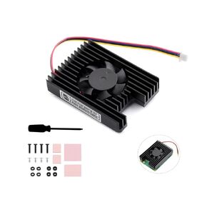 Pi CM5 Cooler Cooling Fan, Dedicated All-in-One 3007 Cooling Fan Compatible with Raspberry Pi Compute Module 5, PWM Speed Adjustable, 5V Power Supply, with Thermal Tapes