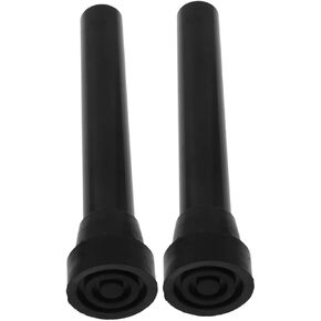2pcs Trampoline Foot Pads Replacement Leg Tubes Trampoline Leg with Rubber Cap Trampoline Leg Part Trampoline Replaceable Leg Trampoline Replacement Leg Trampoline Accessory