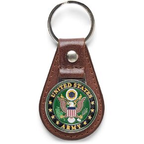 OODA U.S. Army Leather Keychain