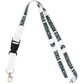 Desert Cactus Michigan State University Lanyard Spartans MSU Car Keys ID Badge Holder Keychain Detachable Breakaway Snap Buckle (Lanyard E)