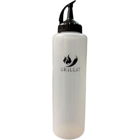 Condiment Squeeze Bottle Set (1-16 oz and 1-10 oz)