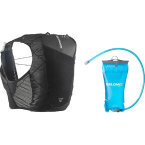 Salomon Active Skin 12 Reservoir, Hydration & Storage Vest with 1.5 Liter Bladder - Black - S