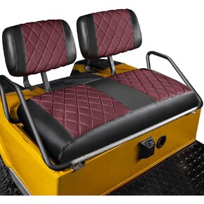 Nokins Golf Cart Cart Covers Fit Club Car DS Pre-2000 Seat Cushion و Golf Cart Vinyl Diamond Pront Coves و Soft/Scratch-Detistan