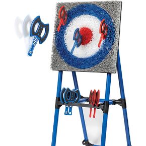 EastPoint Deluxe Steel Frame Axe Throw Target Game Set - Steel Frame for Indoors and Outdoors