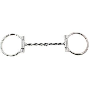 Horse SS D-Ring Reverse Spiral Snaffle Mouth Horse Bit 35504v