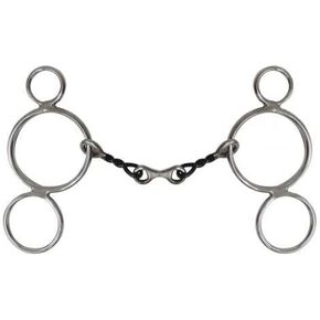Showman Stainless Steel Wonder Bit w/Sweet Iron Twisted Mouth & Dogbone