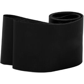 BORDSTRACT Bicycle Rim Strips, Stretchy 80mm x 26in PVC Bike Tire Liner Tape, Anti Puncture Inner Tube Cushion for Mountain Bike 26 Inch Tires(Black)