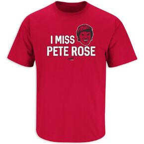 I Miss Pete Rose T-Shirt for Cincinnati Baseball Fans (SM-5XL)