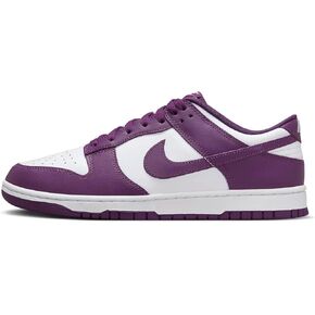 Nike Dunk Low Retro Men's Shoes (DV0833-107, White/White/Viotech) Size 13