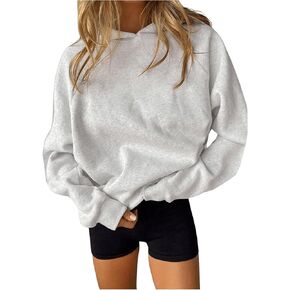 SHENHE Women's Hoodie Pullover Raglan Sleeve Plain Hoodie Workout Sweatshirt Hoodie