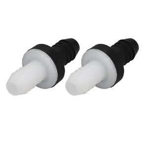 3/8 in. Check Valve, 2 Pc Mini Plastic Food Grade Check Valve Prevents Fluid Backflow to Fuel Gas for Air Compressor (CDAV6)