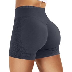 Ignite Scrunch Butt Gym Shorts Women 4.5" Seamless Workout Biker Tummy Control Yoga Shorts for Women