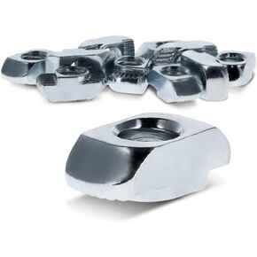 8020, 3933, 15 40 Series 1/4-20 Standard Drop in T-Nut Steel Nut T-Slot T-Slotted Accessories for 80/20 Aluminum Extrusion Hardware 1/4 Nuts (10 Pack)