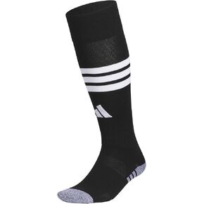 adidas 3-Stripe Hoop Soccer Socks (1-Pair) with Arch Compression for a Secure Fit