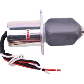 12V Fuel Shut off Stop Solenoid Valve 1751ES-12A6ULB1S5 SA-4612-12 SA-4260-12 Compatible with Kubota 3A, 70 & 82mm Series Engines, Hyundai Small- Excavator Yanmar Engine 4TNE94
