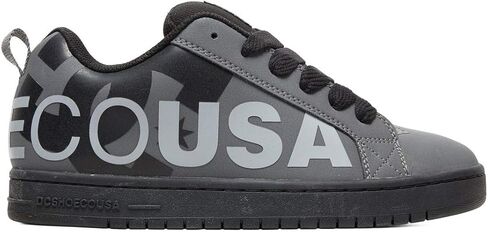DC Men's Court Graffik SE XE Skate Shoe, Grey/Black/Grey, 11 in Saudi Arabia