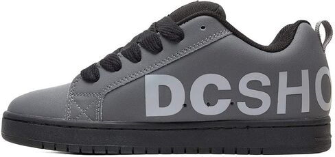 DC Men's Court Graffik SE XE Skate Shoe, Grey/Black/Grey, 11 in Saudi Arabia