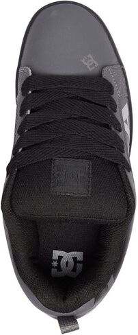 DC Men's Court Graffik SE XE Skate Shoe, Grey/Black/Grey, 11 in Saudi Arabia