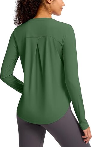 Soothfeel Women's UPF 50+ Sun Shirts Long Sleeve SPF UV Protection Rash Guard Lightweight Quick Dry Hiking Workout Tops in Kuwait