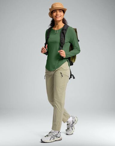 Soothfeel Women's UPF 50+ Sun Shirts Long Sleeve SPF UV Protection Rash Guard Lightweight Quick Dry Hiking Workout Tops in Kuwait