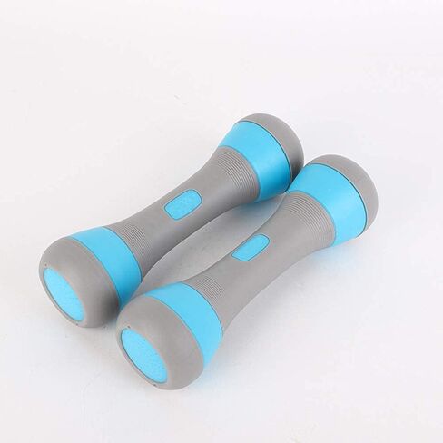 Dumbbell Weight Pair, 4.4lb /6.6lb /8.8lb Weight Options, Women Fitness Equiqment for Weight Loss Exercise Body Building, Blue Color in Saudi Arabia