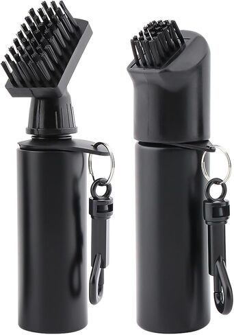 2PCS Golf Club Cleaner ، Splash Caddy ، فرشاة قابلة للسحب مع فرشاة الجولف مع رأس خبز النايلون - نطاق تنظيف واسع - أنبوب تخزين الماء المقاوم للتسرب - زجاجة ضغط لسهولة التنظيف in Kuwait