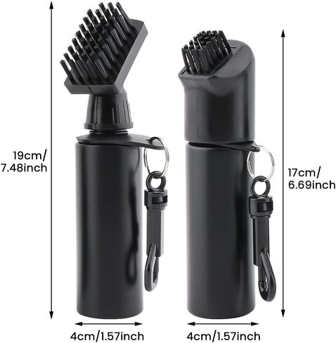 2PCS Golf Club Cleaner ، Splash Caddy ، فرشاة قابلة للسحب مع فرشاة الجولف مع رأس خبز النايلون - نطاق تنظيف واسع - أنبوب تخزين الماء المقاوم للتسرب - زجاجة ضغط لسهولة التنظيف in Kuwait